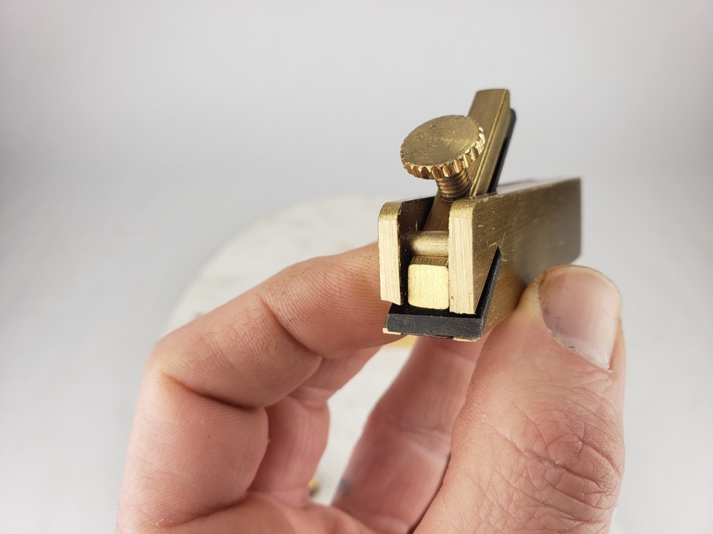 3pc Mini Brass Plane Set Solid Brass & Hardwood Construction #97545 Windsor