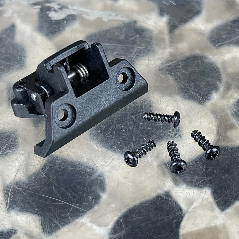 NEW CRBN DRV Front Hinge Assembly w/ Screws