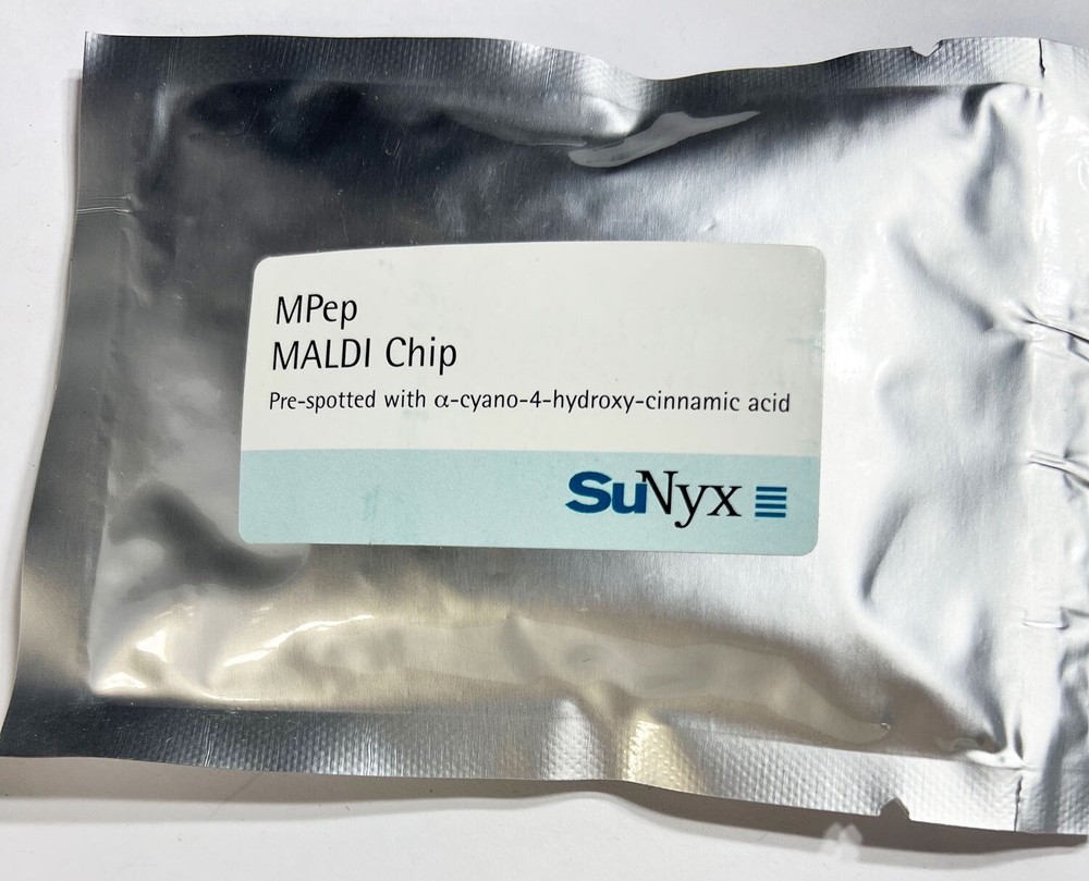 MPep MALDI chip Pre-spotted Applied Biosystems a-cyano-4-hydroxy-cinnamic acid