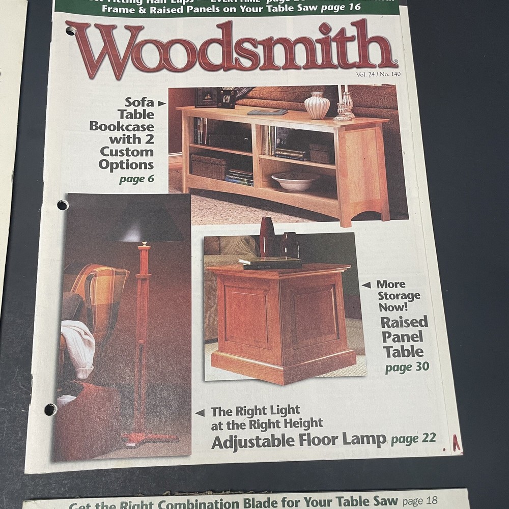 Woodsmith: Notes from the Shop Lot of 7 issues.