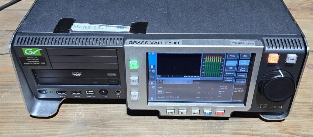 Grass Valley T2 iDDR2-HDD Intelligent Digital Disk Recorder