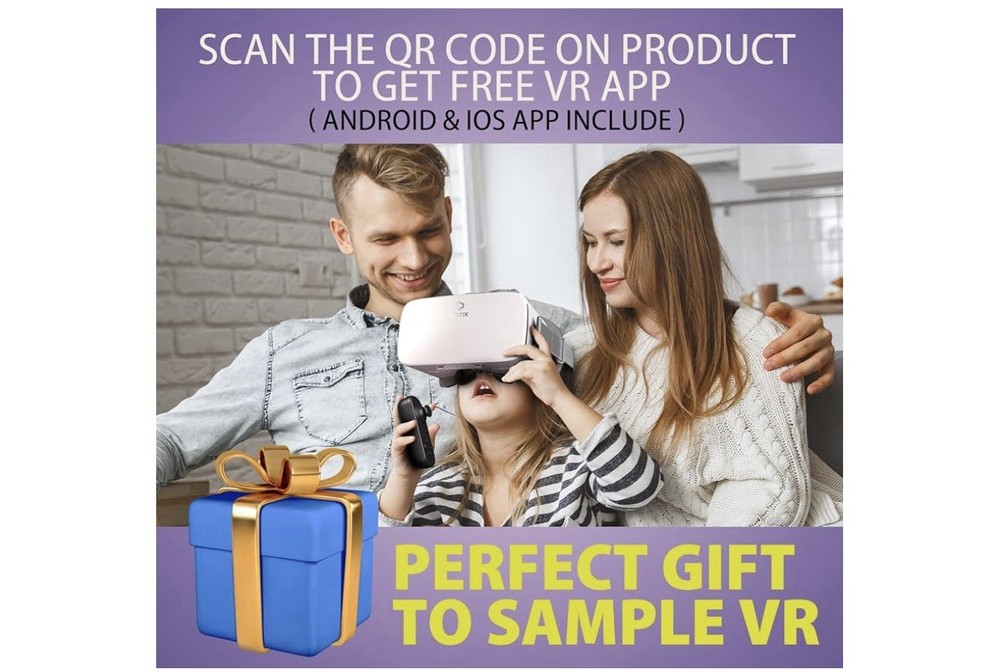 DESTEK V5 VR Headset with Bluetooth Controller