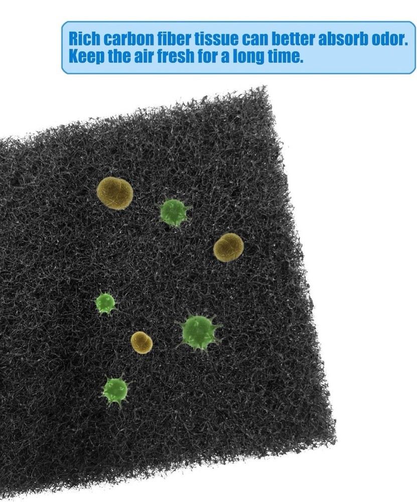 New Universal Compost bin Carbon Odor Control Charcoal Filter X12