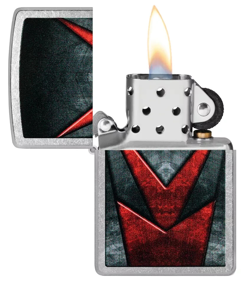 Zippo Metallic Pattern Design Street Chrome 46163