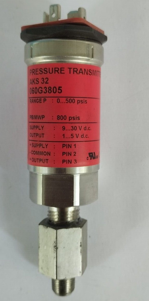 Danfoss 060G3805 Pressure Transmitter,1-5VDC, 0-500PSIS