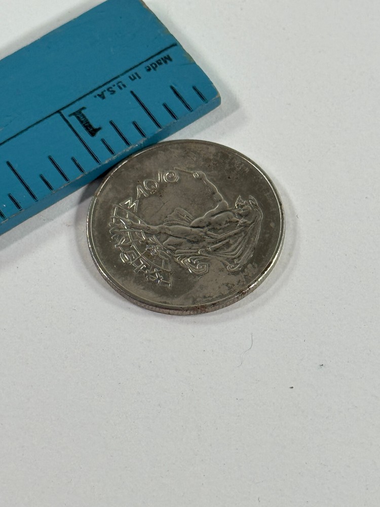 vtg Mysto Magic token coin devil magician AC Gilbert