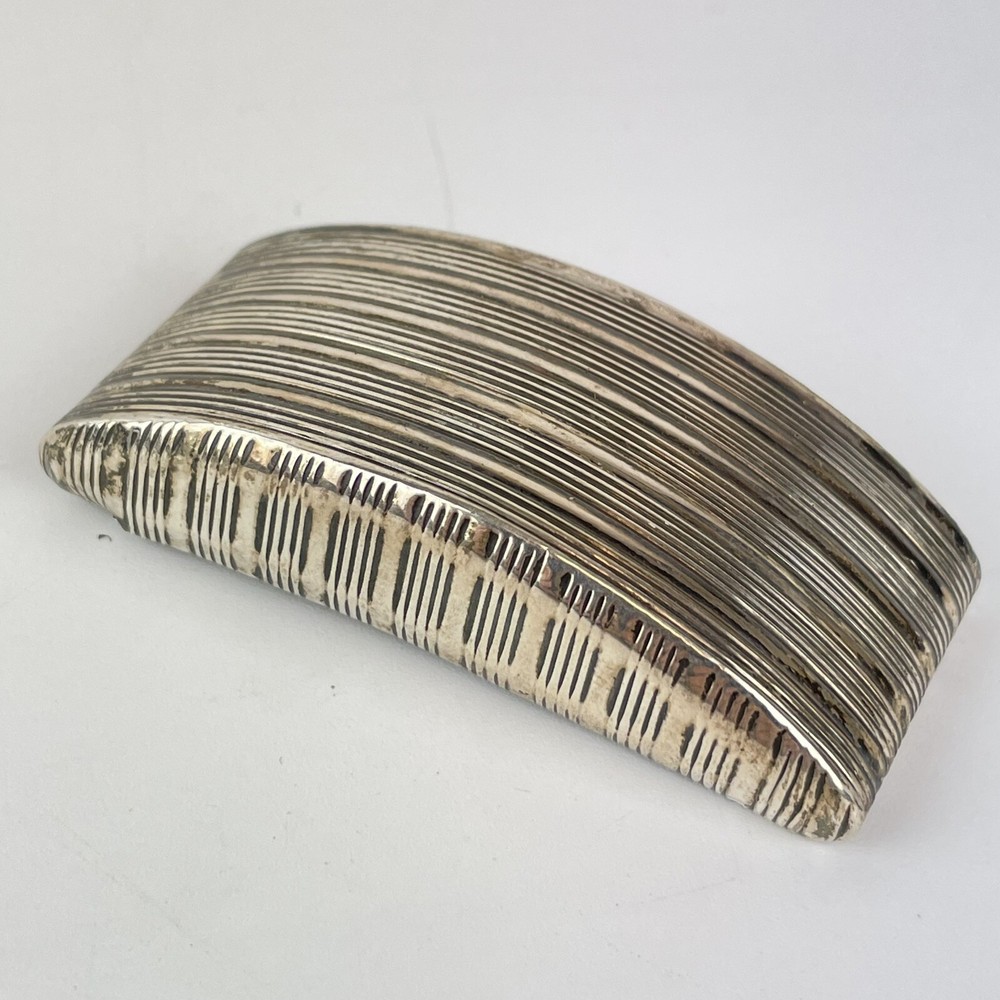 Antique Georgian Solid Silver Snuff Box 1809 6.2cm X 3cm