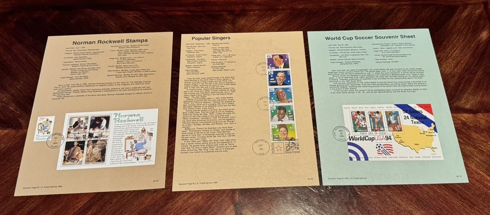 29 Cent US Stamps First Day Of Issue 15 Sheets In Mint Condition