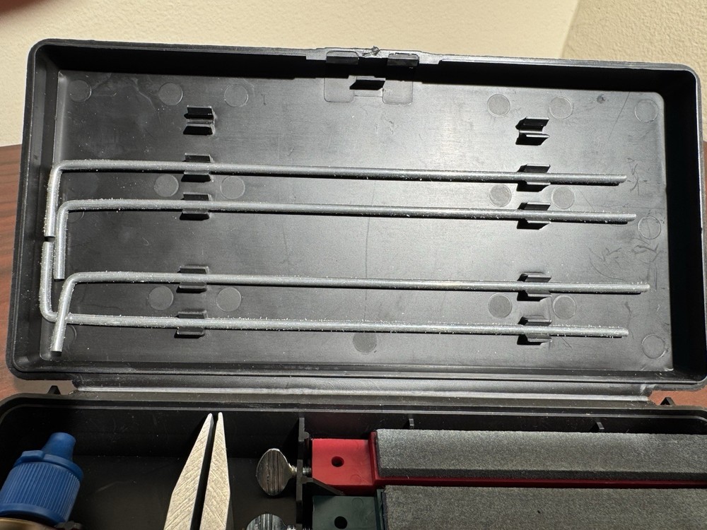 Lansky Knife Sharpening System Kit with 4 Stones, Case, & Instructions !!