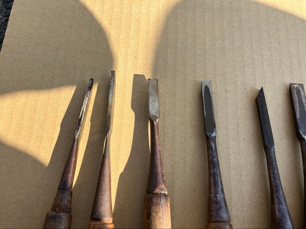 Chisel Set Nomi Hand Tool Vintage Metalworking Chisel Kit Woodworking