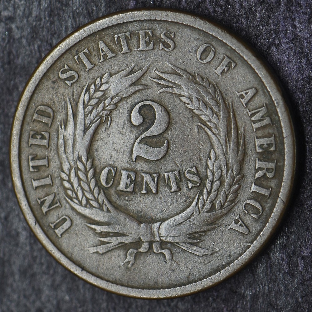 1864 2C Two Cent Piece - COINGIANTS -