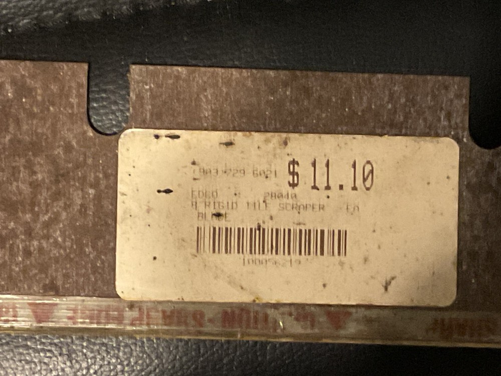 EDCO 28040 - 8" RIGID Scraper Blade, Pack of 2