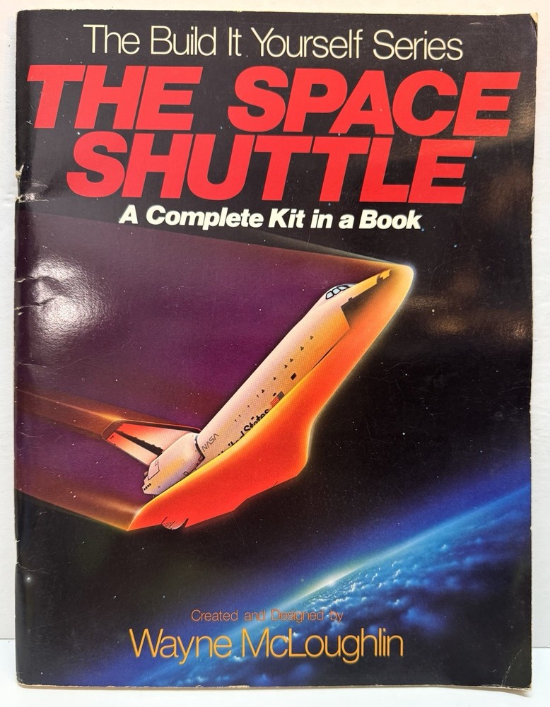 Vintage 1982 Build It Yourself Space Shuttle Complete Kit NASA