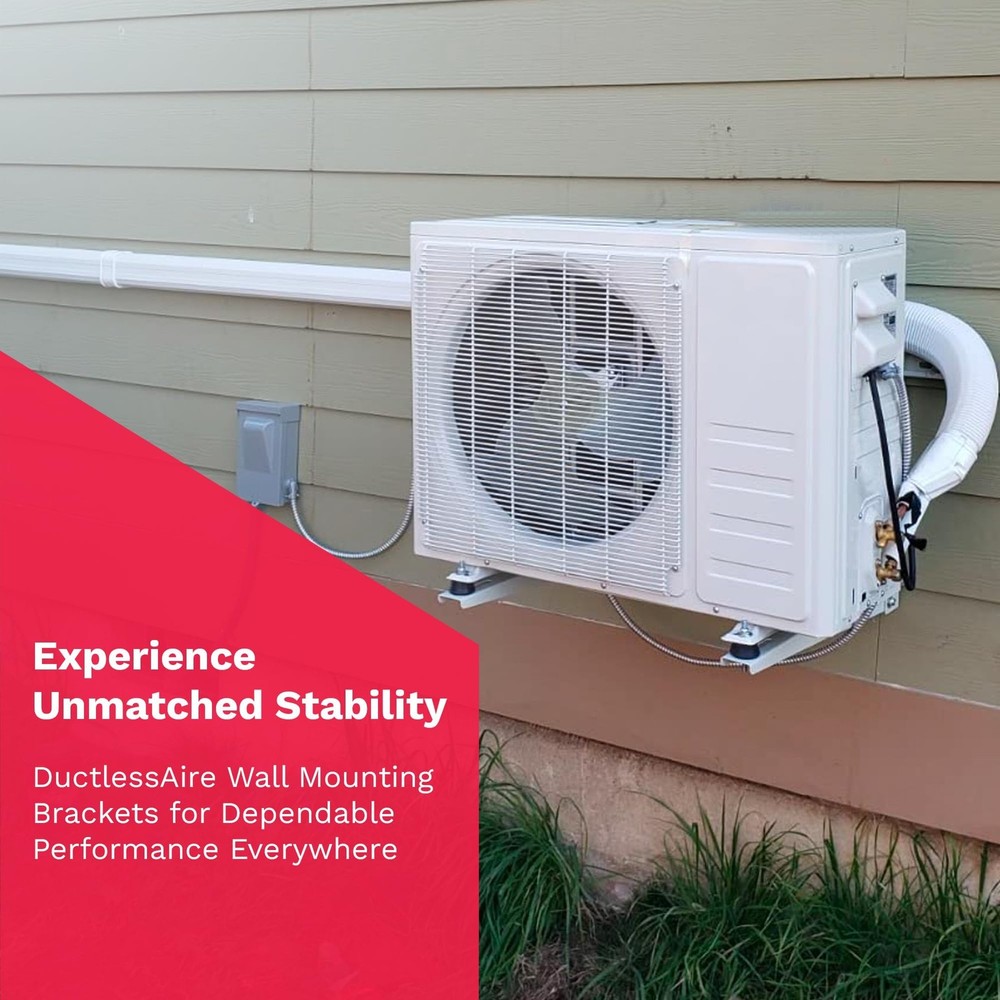 Outdoor Wall Bracket - Mini Split Mounting Bracket - Ductless Air Conditioner