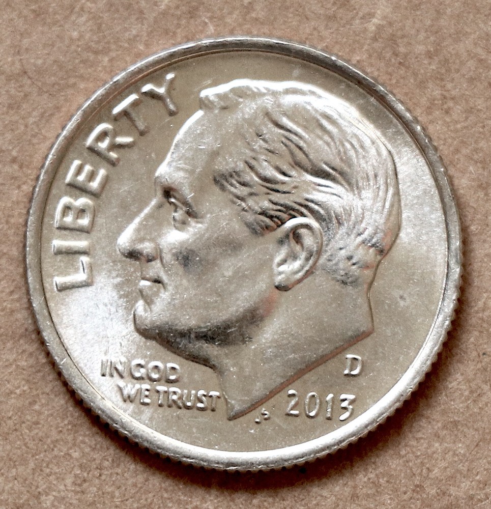2013 D Roosevelt Dime BU
