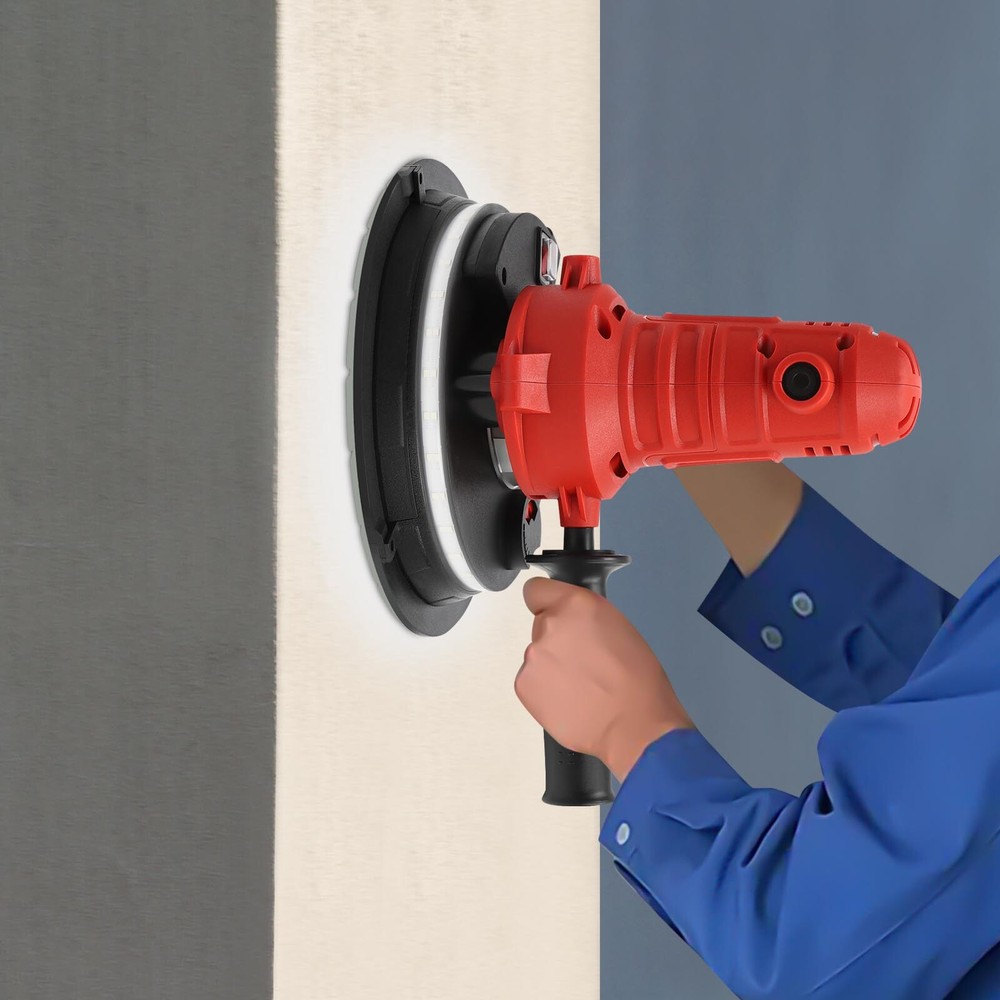 1200W Variable Speed Electric Drywall Sander with LED Light Strip