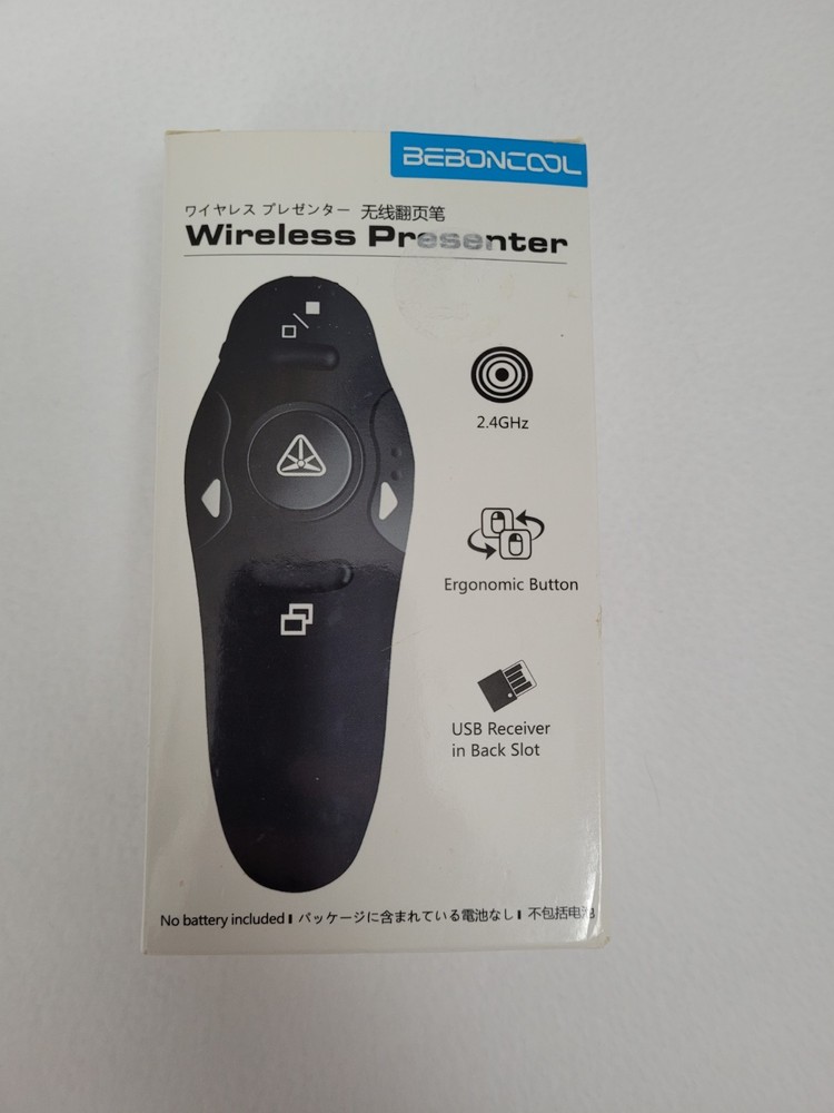 Beboncool Wireless Presenter With Pointer