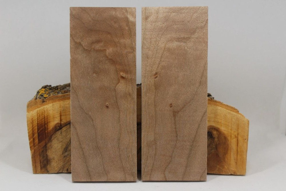 STABILIZED MAPLE CUSTOM KNIFE HANDLE MATERIAL BLANK SCALES (7243)