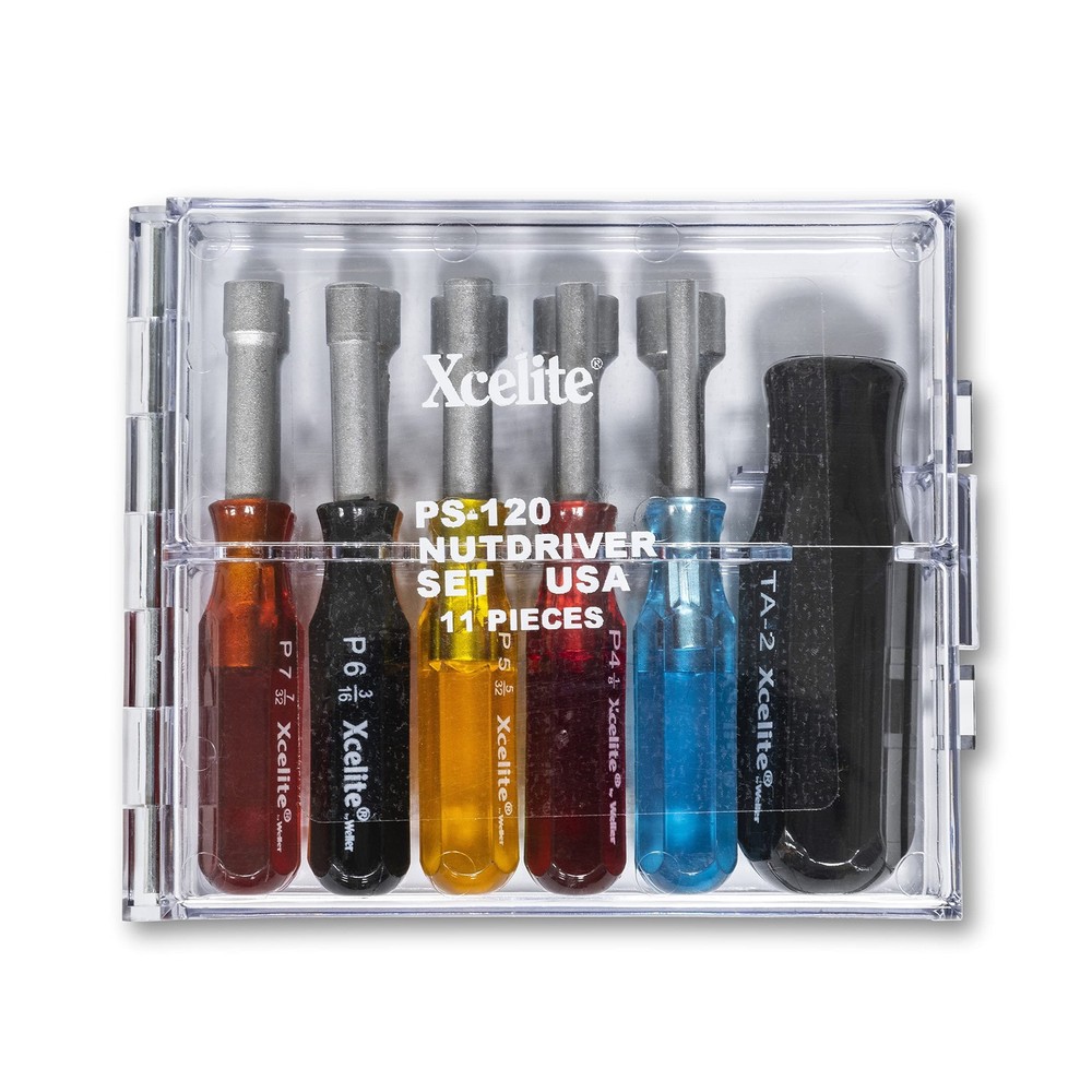 PS120 11 Piece Compact Convertible Nutdriver Set