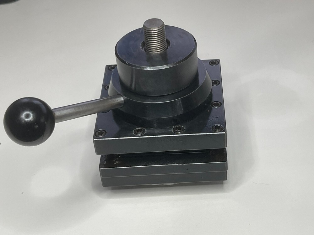 Hardinge Indexable 4-Way Tool Post 3"x3", 7/16", HTL-A, Excellent Pre-Owned