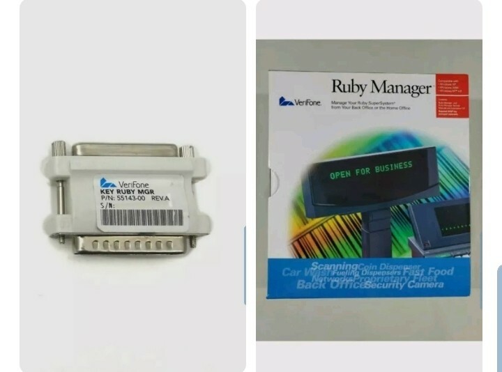 VeriFone Ruby Manager v. 1.32 with Parallel HASP Key and Manual