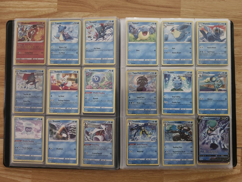 Chilling Reign Complete Base Set w/ Binder 167 Cards NM
