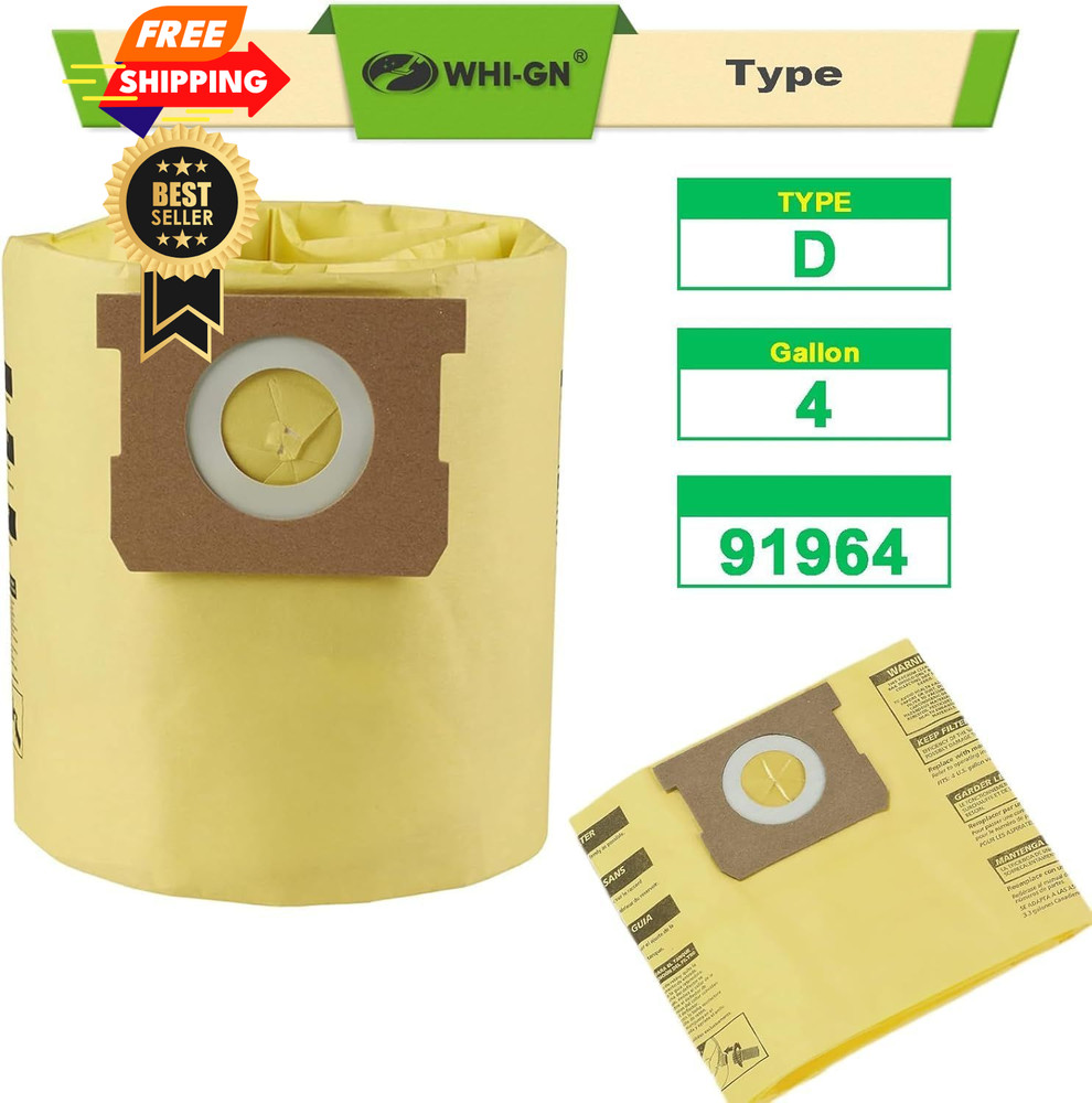 10 Pack 91964 Double Layer High Efficiency Replacement Filter 10 Pack, yellow