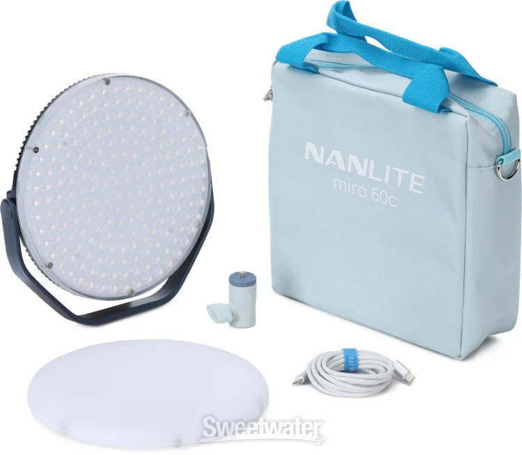 Nanlite Miro 60C LED Color Light - Midnight Blue