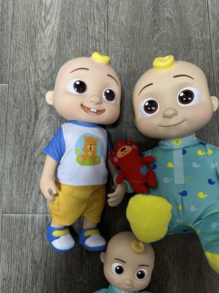 3 x Cocomelon Doll Bundle - Interactive Dolls & More