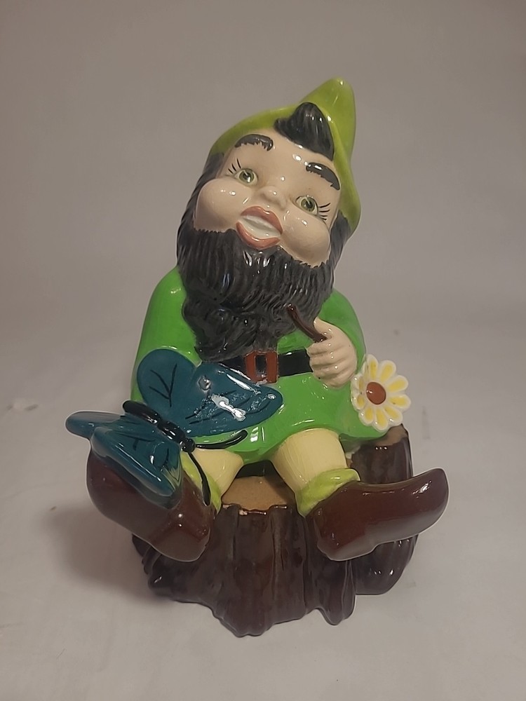 Vtg Ceramic Atlantic Mold Gnome