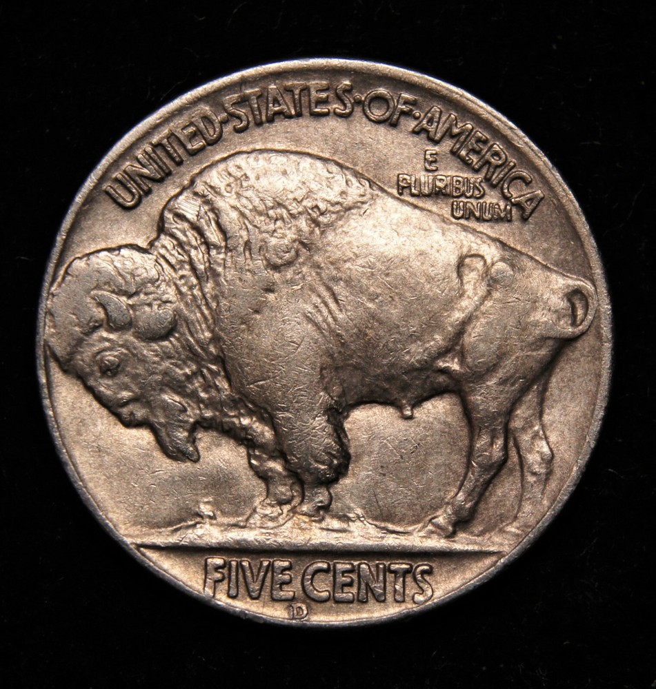 1937-D Buffalo Nickel Double Die Obv