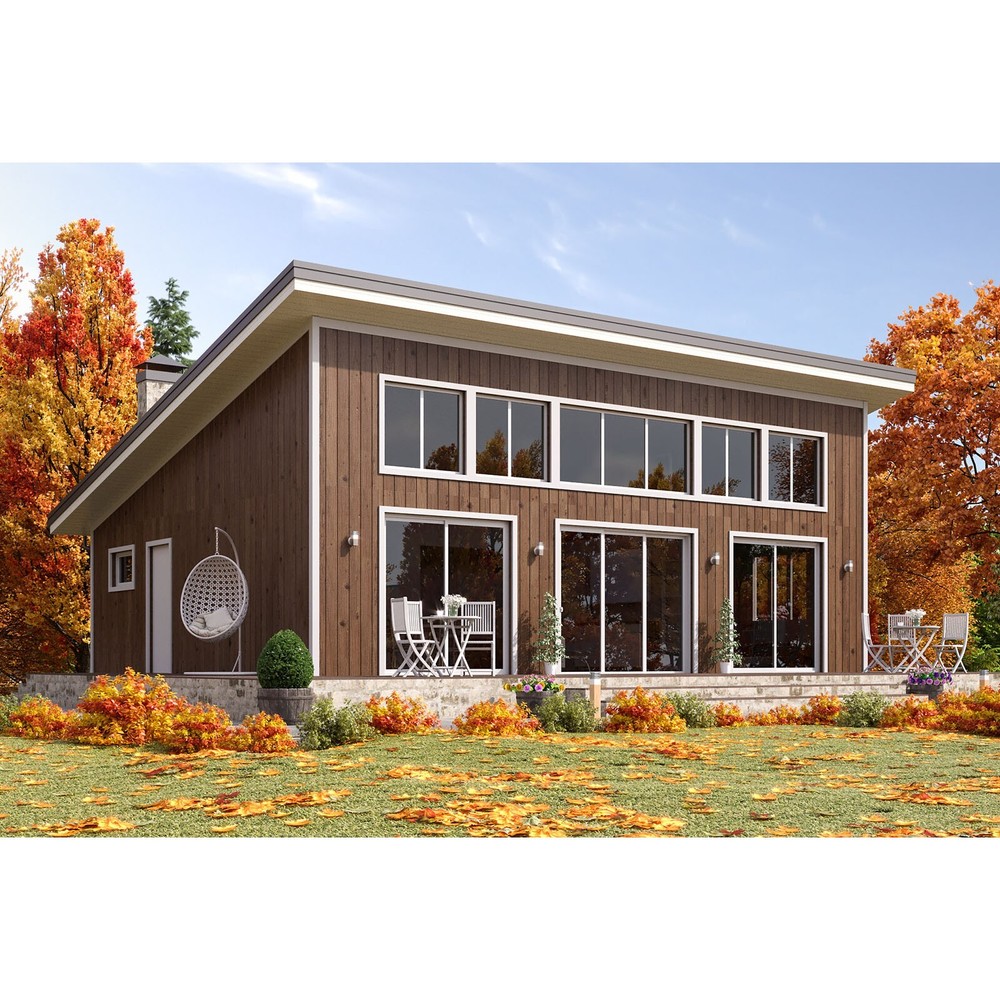 Charming Backyard Cabin 3 Bed, 1 Bath, Architectural Build Plans PDF Download