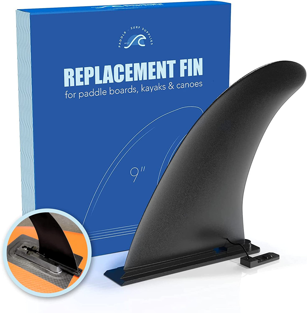 Paddle Board Fin - 9" Replacement for Isup/Inflatable Paddle Boards, Kayak, Cano