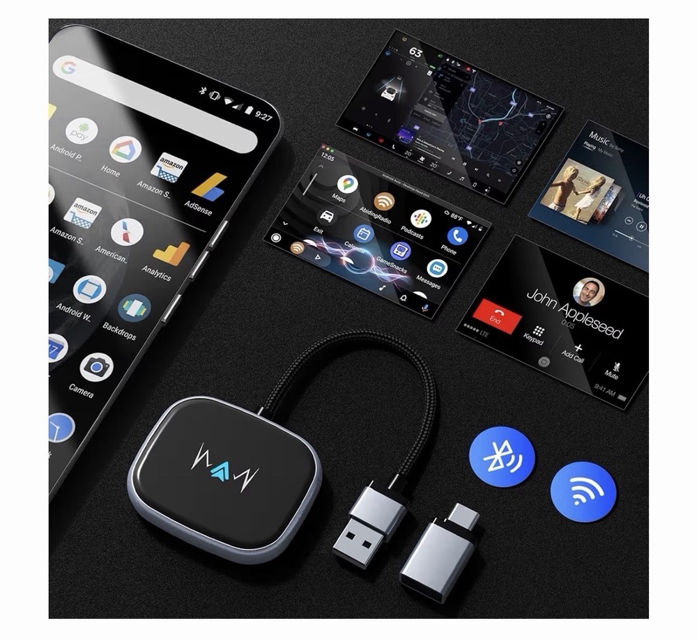 Wireless CarPlay Adapter, Wireless Car Screen Adapter