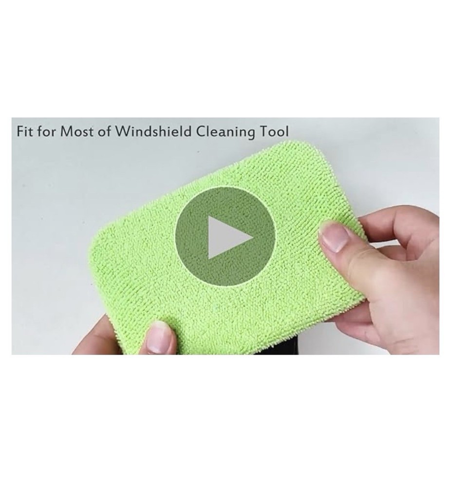 5 Pack Microfiber Replacement Bonnets for Windshield Cleaners - Eco-Friendly