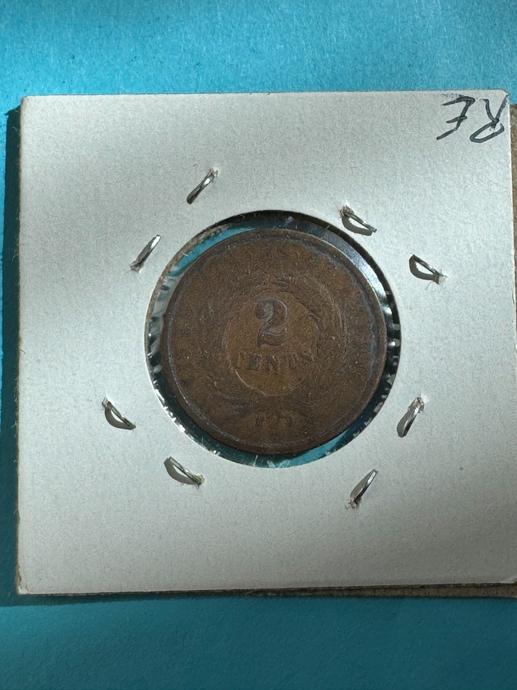 1868 2 cent piece