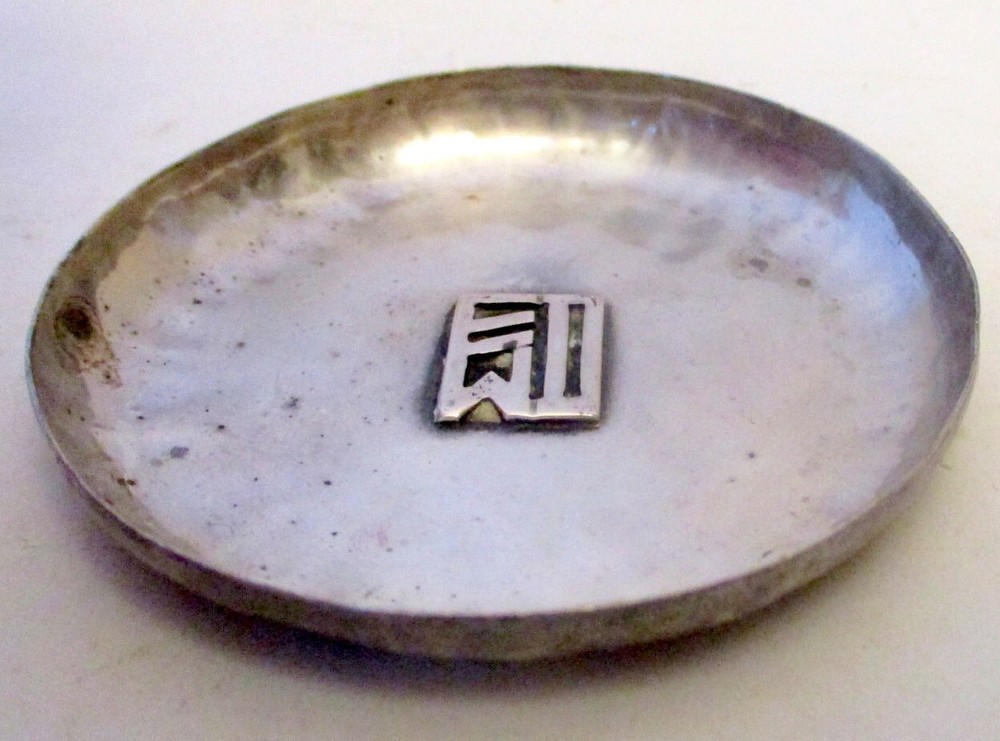 LEONORE DOSKOW Signed Sterling SILVER Pin Dish Tray