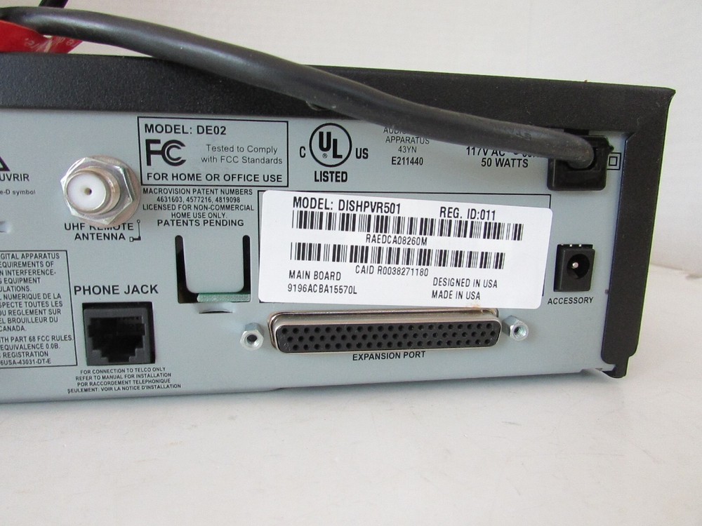Dish Network Dish Pro501 Receiver No Remote