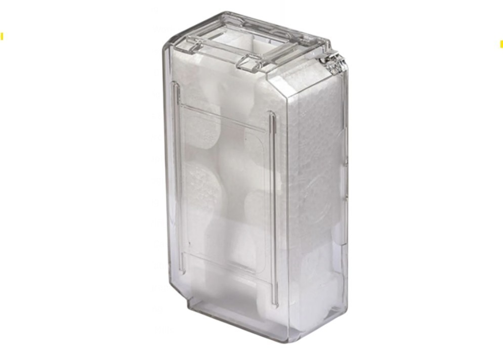 Clear Plastic Watch Coffin Box