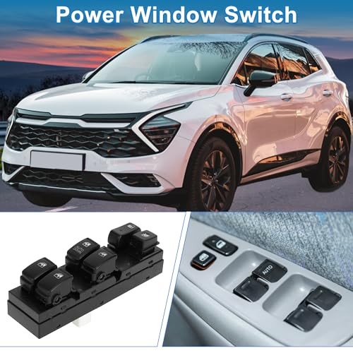 Car Power Window Switch Front Left Driver Side Window Control Switch for Kia