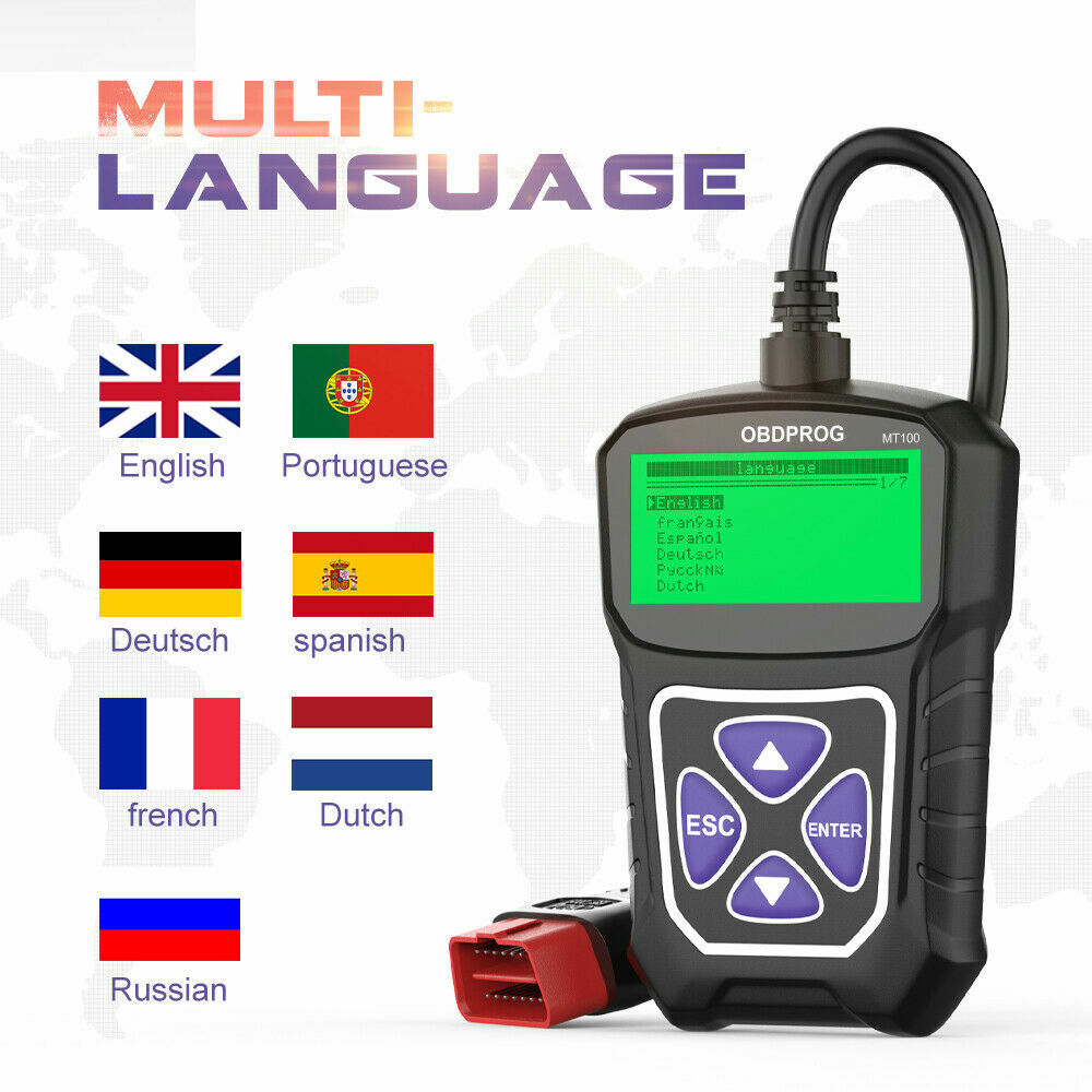 Automotive OBD Scanner Car Code Reader OBD2 Check Engine Light Diagnostic Tool