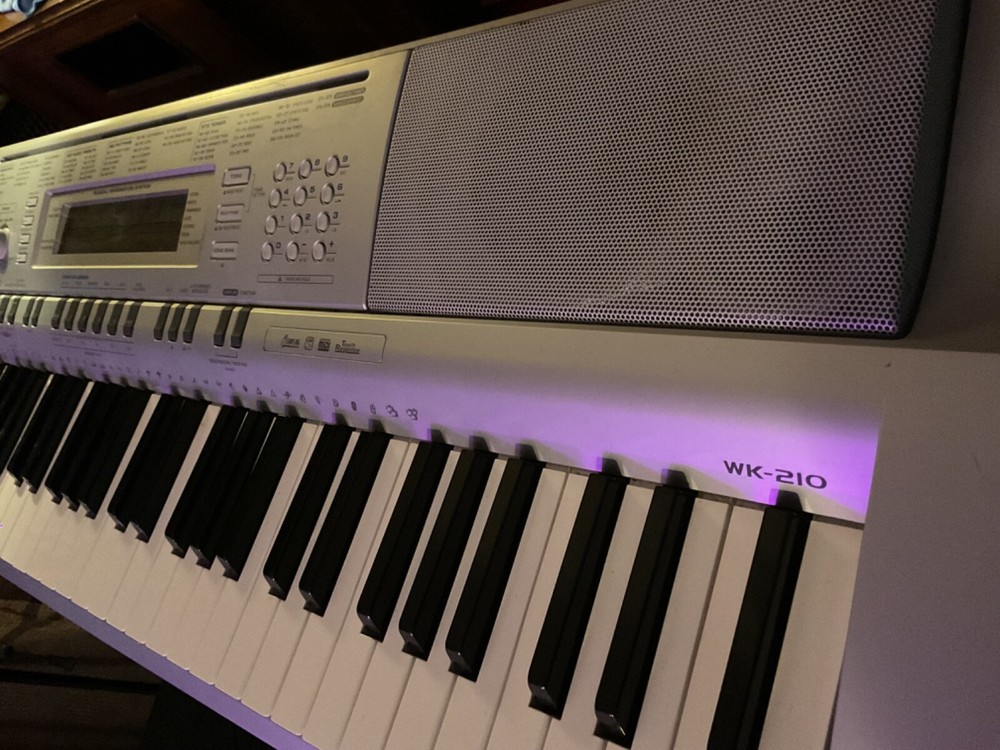 casio wk210 76 key workstation loaded has it all nice rig