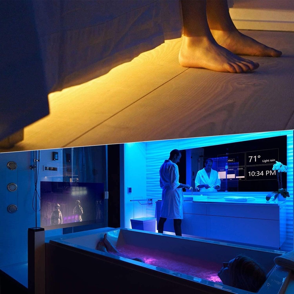 CHARKEE USB Powered Portable 50ft Bluetooth Powered, Multicolor