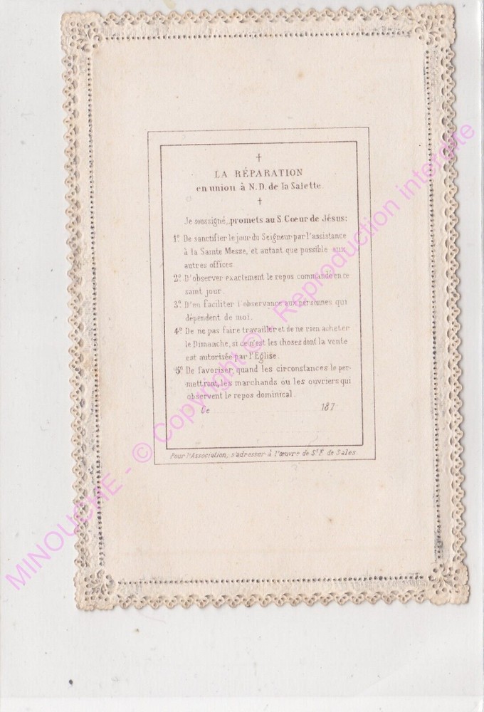 Devotional Image Canivet The Repair