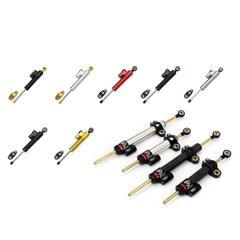 Universal Motorcycle Adjustable Damper Steering Stabilizer Absorber Balance Bar