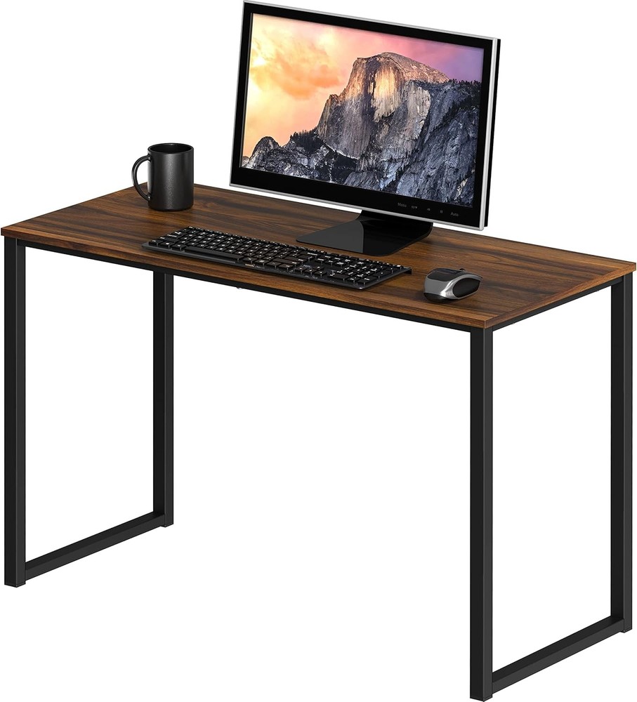 Mission 40-Inch Home Office Computer Desk Rustic Brown