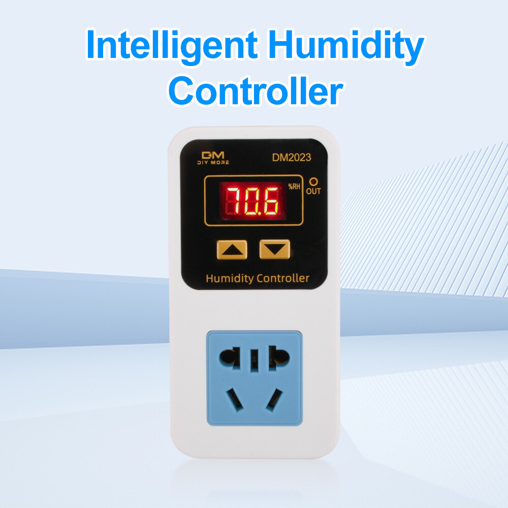 DM2023 Digital Display Humidity Controller Socket Humidifier AC110-220V 0-99%RH