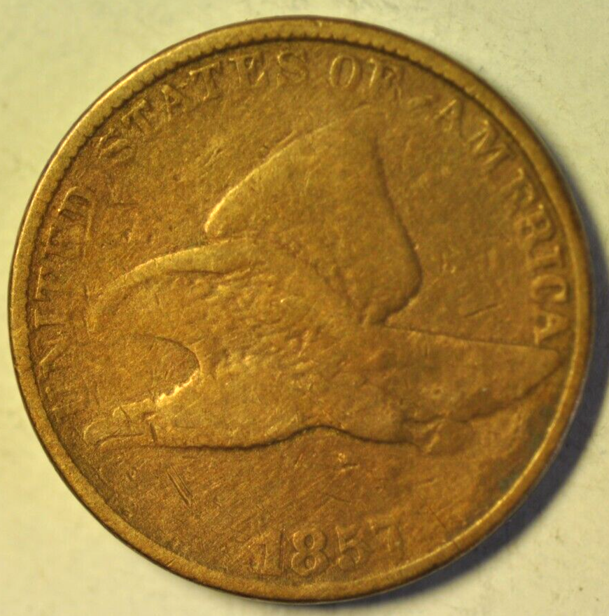 mw23249 USA; Flying Eagle Cent 1857