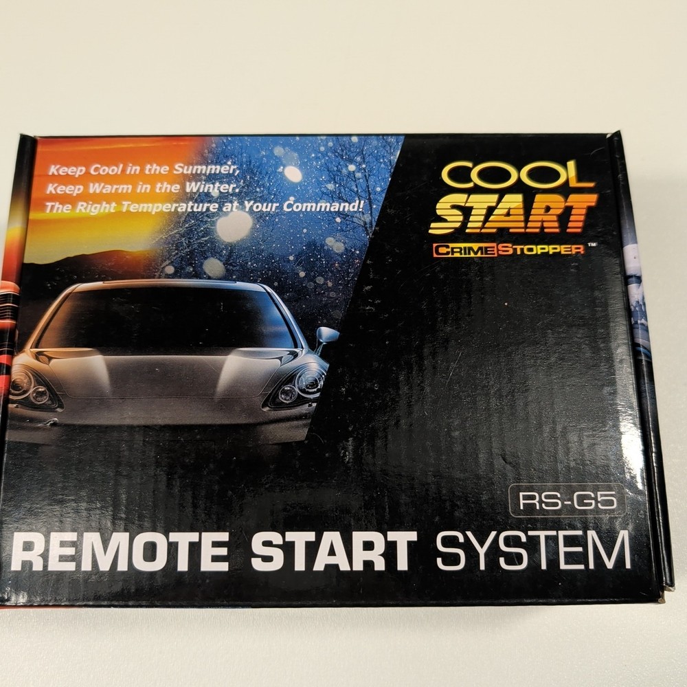 Remote Start Crimestopper Cool Start RS1-G5 System NEW Open box Auto Car