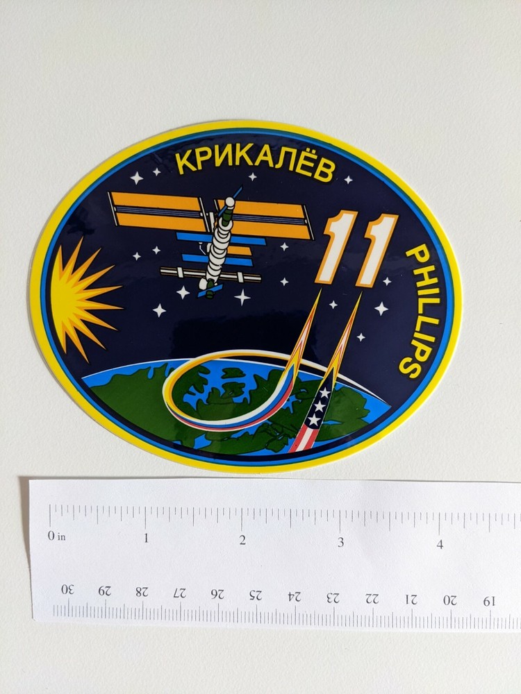 SPACE FLIGHT NASA STICKER DECAL EXPEDITION 11 ISS